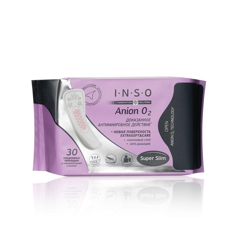 INSO | Ежедневные прокладки INSO Anion O2 multiform с анионовым слоем 30шт