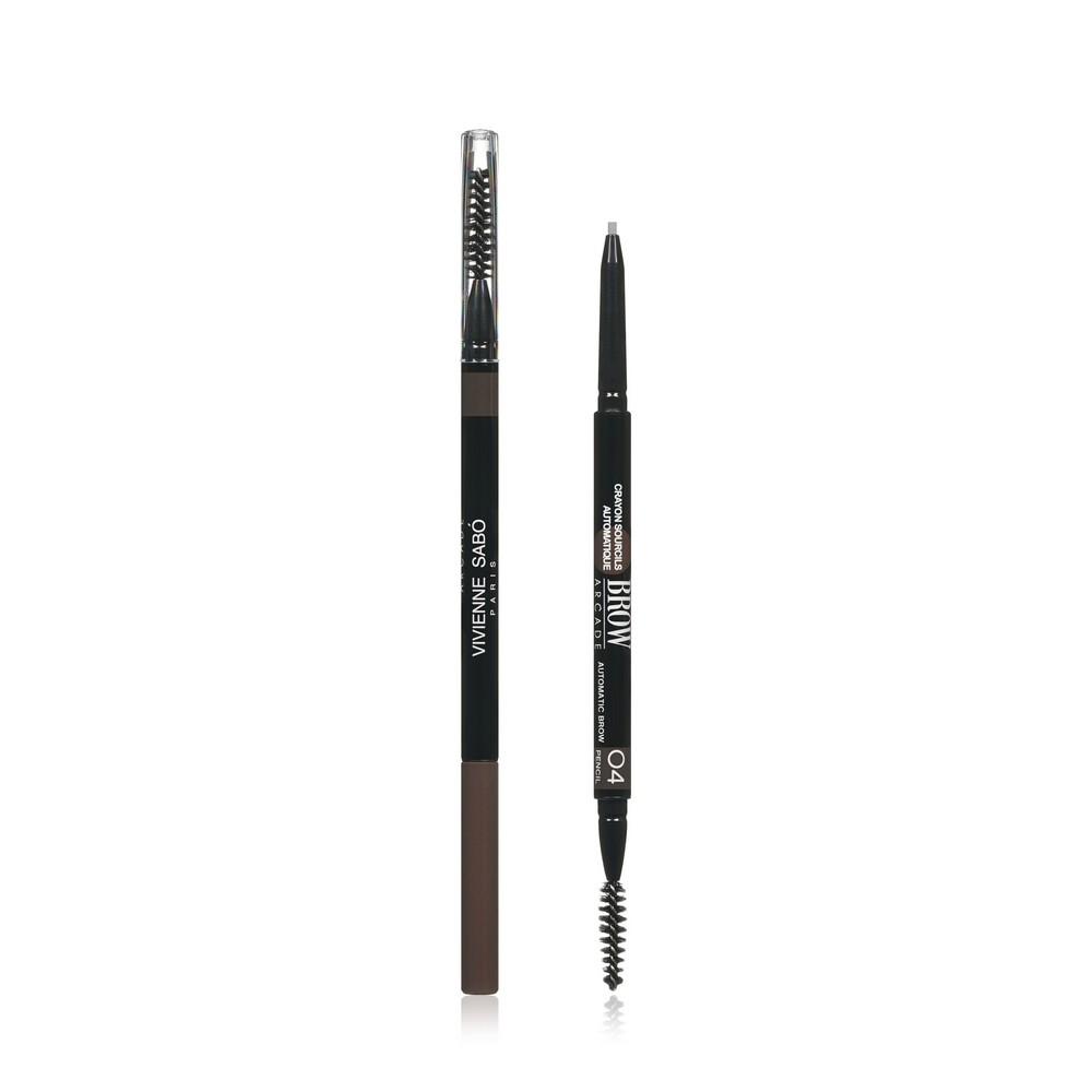 Автоматический карандаш для бровей Vivienne Sabo Brow Arcade 04 Серо-коричневый
