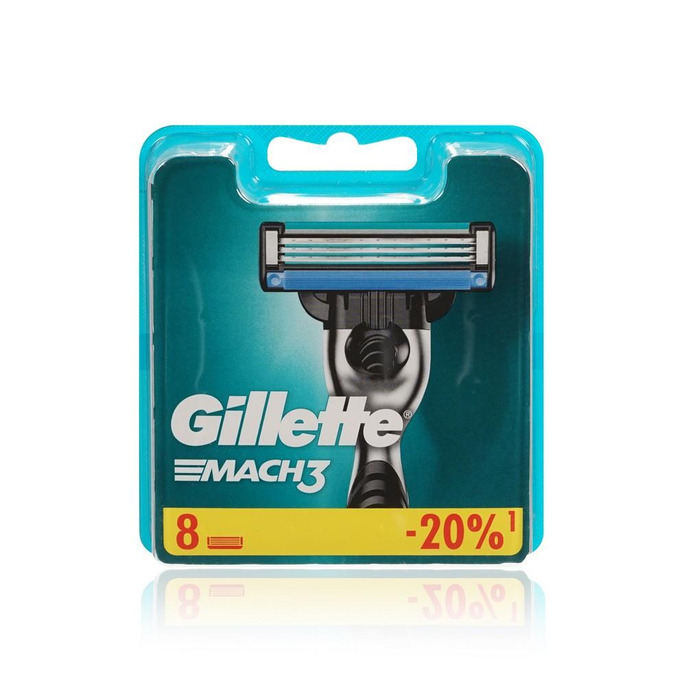 Кассеты для станка Gillette Mach 3 сменные 8шт