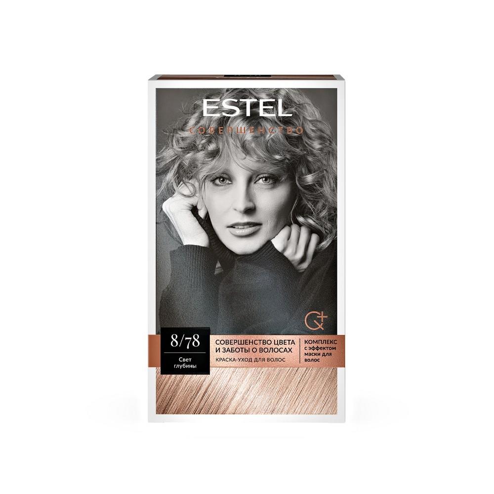 Краска - уход для волос Estel Совершенство 8/78 Светло-русый коричнево-жемчужный