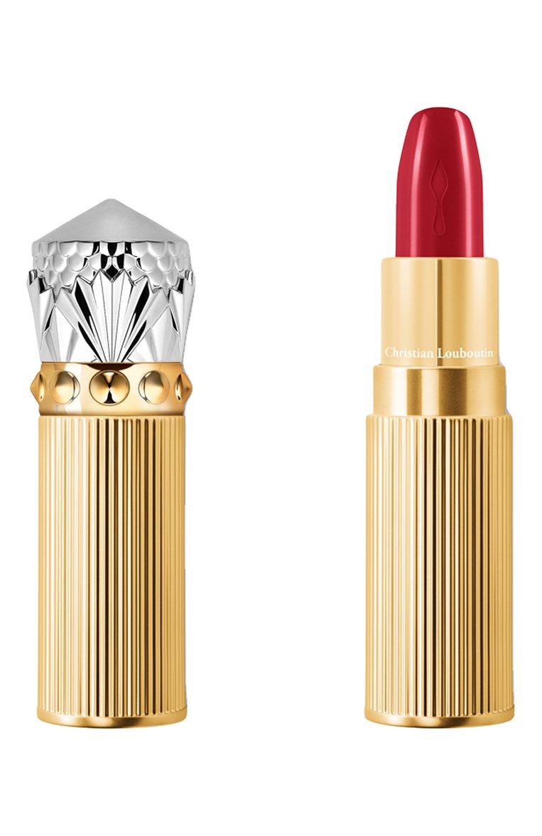 Помада для губ с атласным блеском Rouge Louboutin Silky Satin On The Go, оттенок Grenade Love