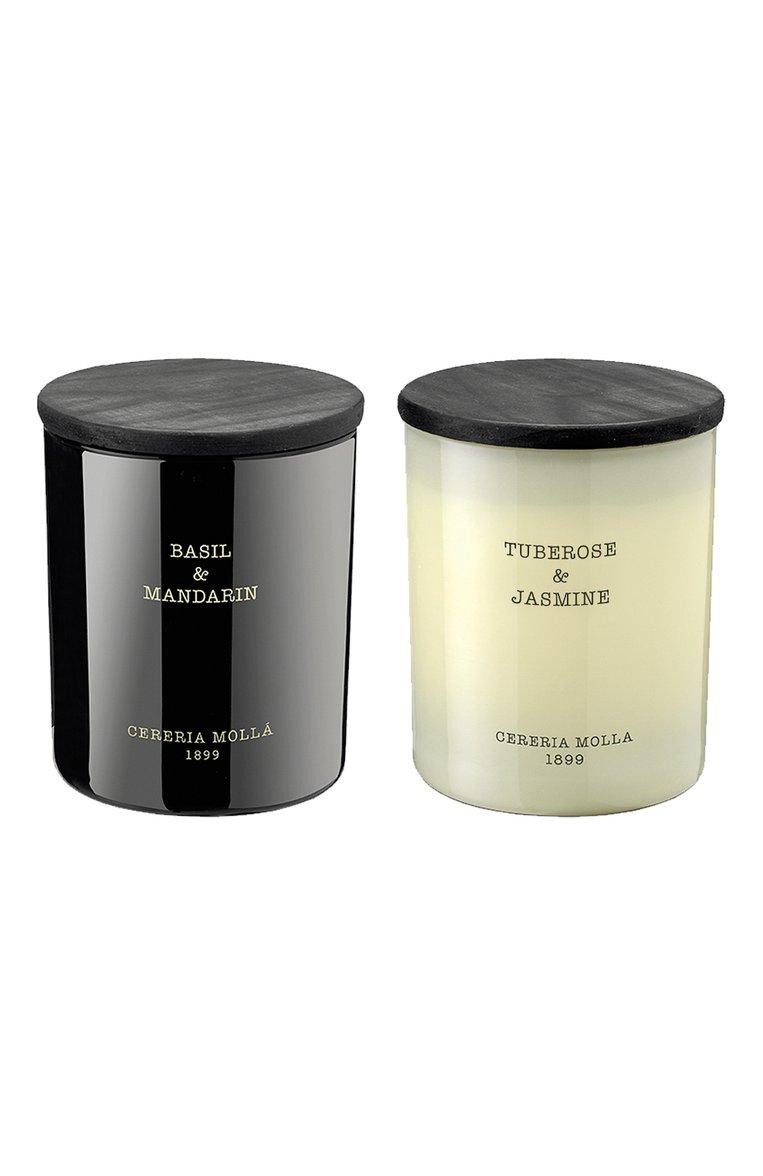 Подарочный сет свечей IV Tuberose & Jasmine / Basilic & Mandarin (2x230g)