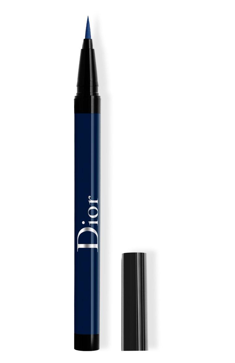 Водостойкая жидкая подводка для глаз Diorshow On Stage Liner, оттенок 296 Матовый синий (0.55ml)