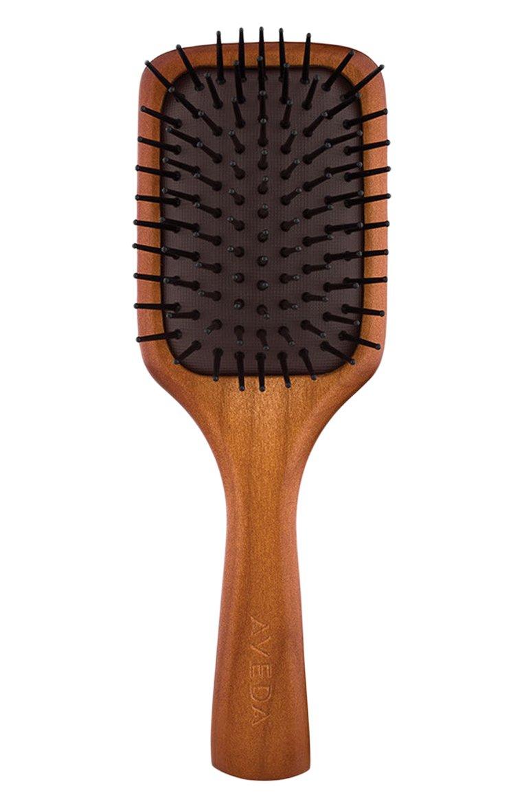 Деревянная Массажная Щетка для волос Mini Paddle Brush