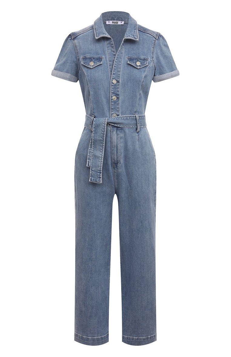 Джинсовый комбинезон Shortsleeve Anessa Jumpsuit