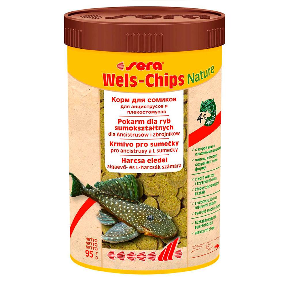 Sera Wels-Chips корм для сомиков, чипсы, бн. 250 мл