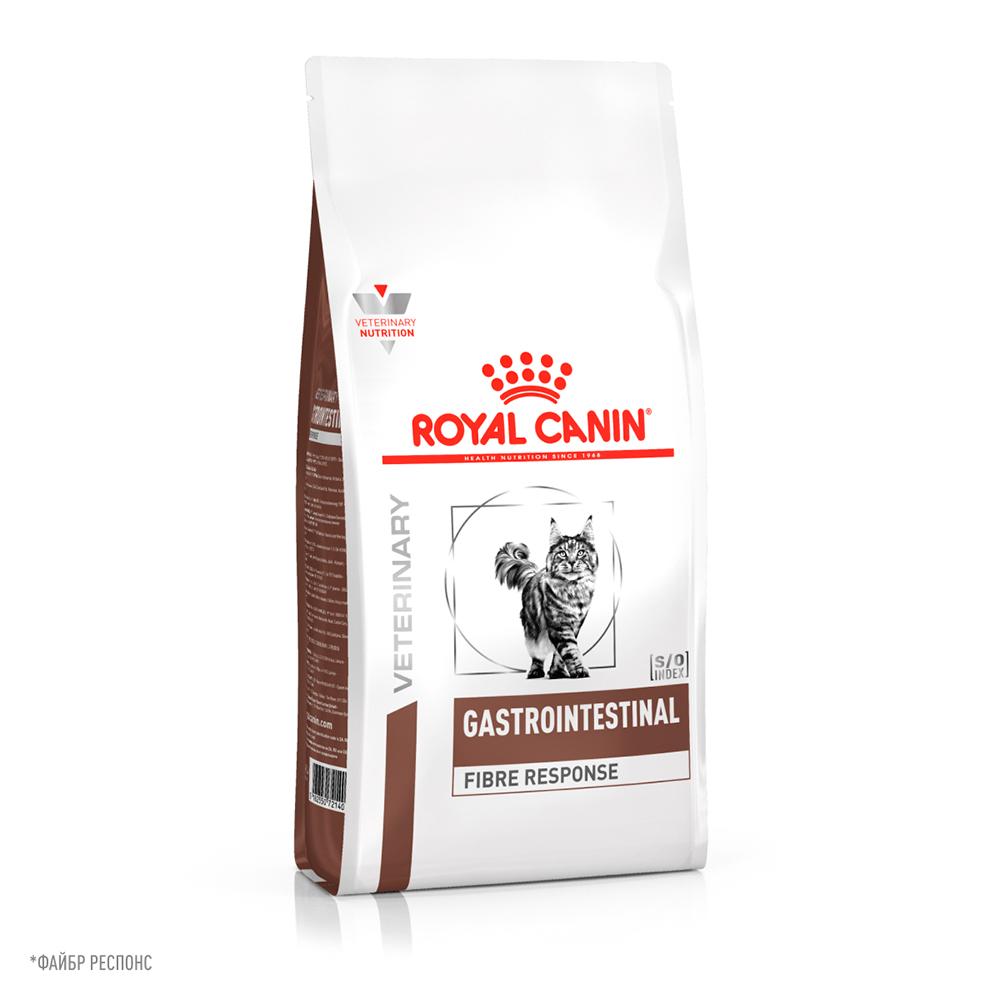 Royal Canin Gastrointestinal Fibre Response Сухой корм при нарушениях пищеварения у кошек, 350 гр.