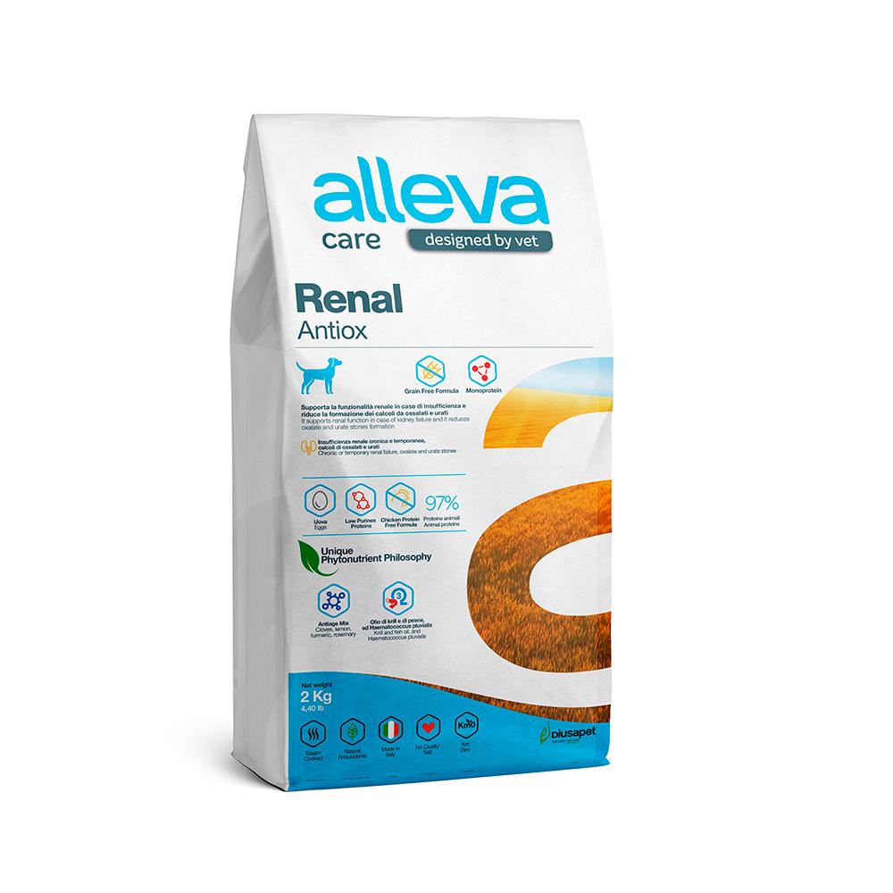 ALLEVA Dog Adult Renal-Antiox Сухой диетический корм для собак, 2 кг