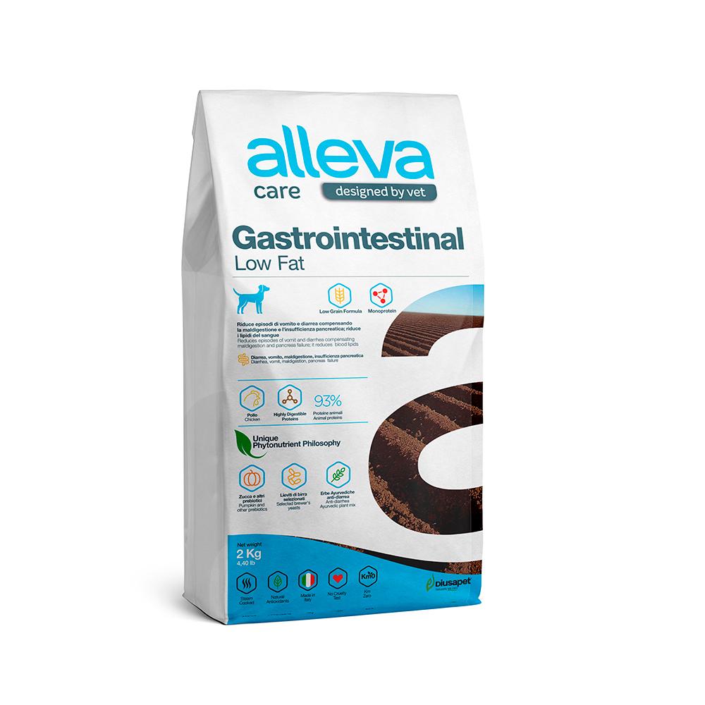 ALLEVA Dog Gastrointestinal Low Fat Сухой диетический корм для собак, 2 кг