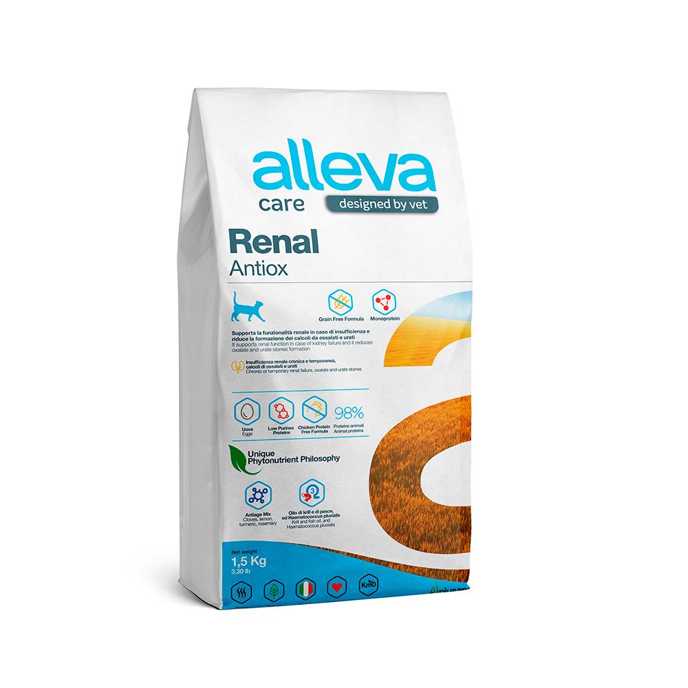 ALLEVA Cat Adult Renal-Antiox Сухой диетический корм для кошек, 1,5 кг