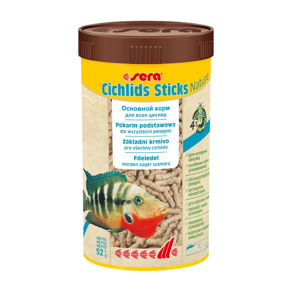 Sera Cichlids Sticks Корм для рыб, 52 гр.