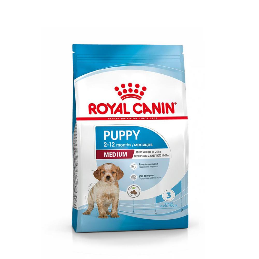 Royal Canin Medium Puppy Сухой корм для щенков средних пород с 2 до 12 месяцев, 3 кг