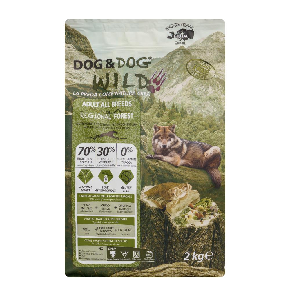 Dog & Dog Wild Regional Forest Сухой корм для собак, с кабаном, 2 кг