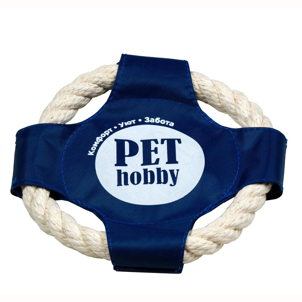 Pet hobby Игрушка для собак Кольцо летающее, диаметр 17 см