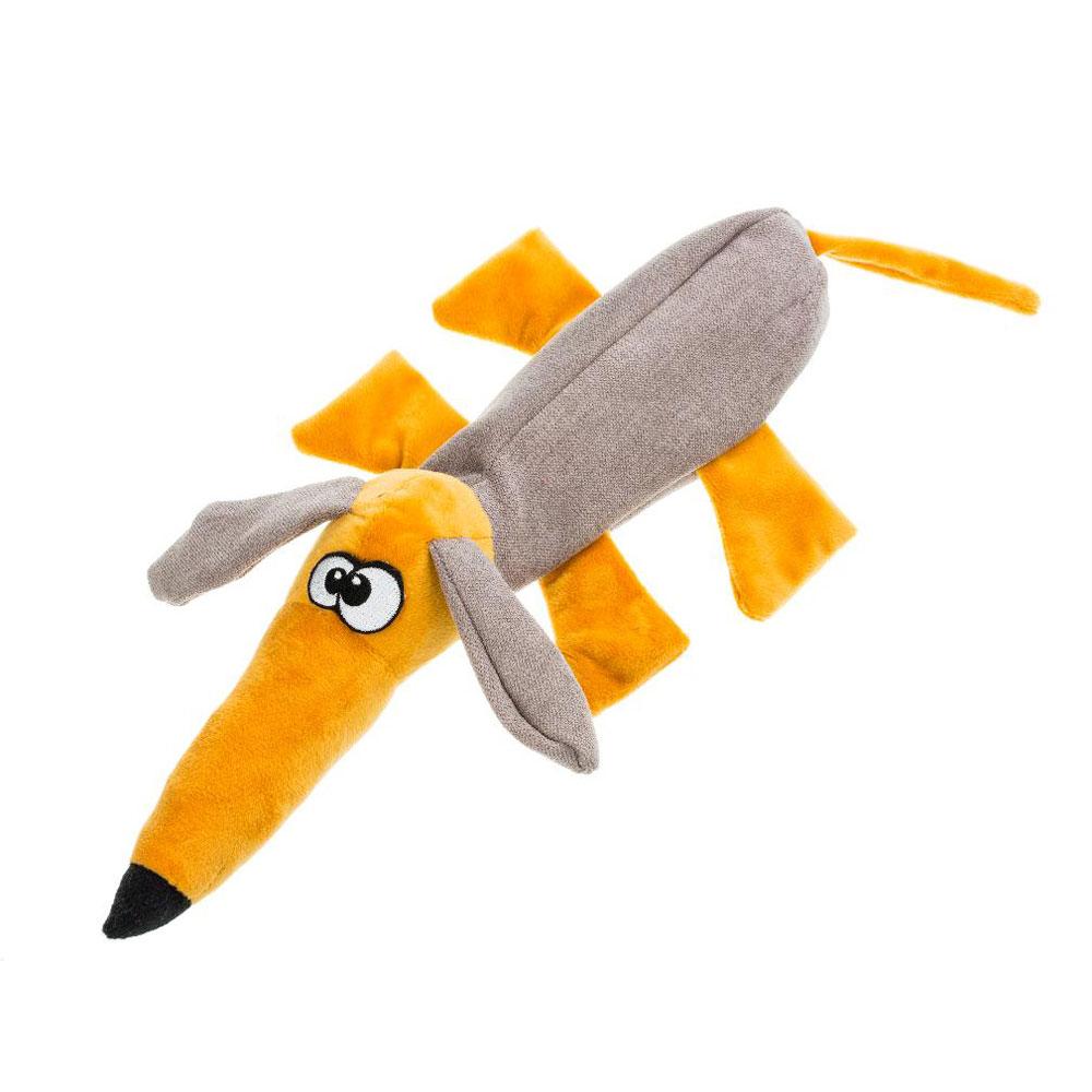 Pet hobby Игрушка для собак Такса с бутылкой и эффектом хруста, 55 см