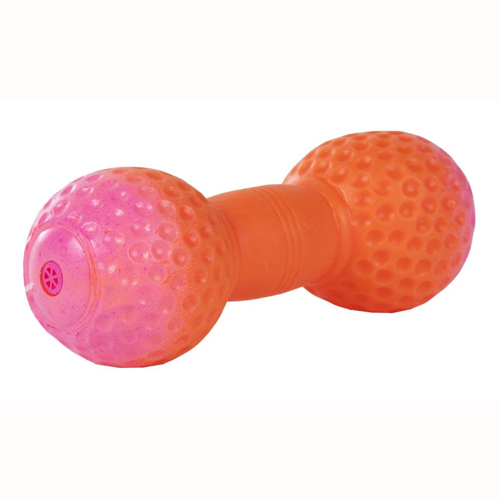 Pet hobby Игрушка для собак Гантель вафельная, 14,2 см