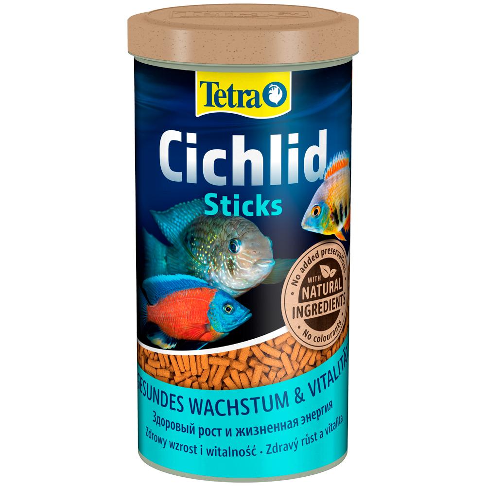 Tetra Cichlid Sticks корм для рыб всех видов цихлид в гранулах, 1 л