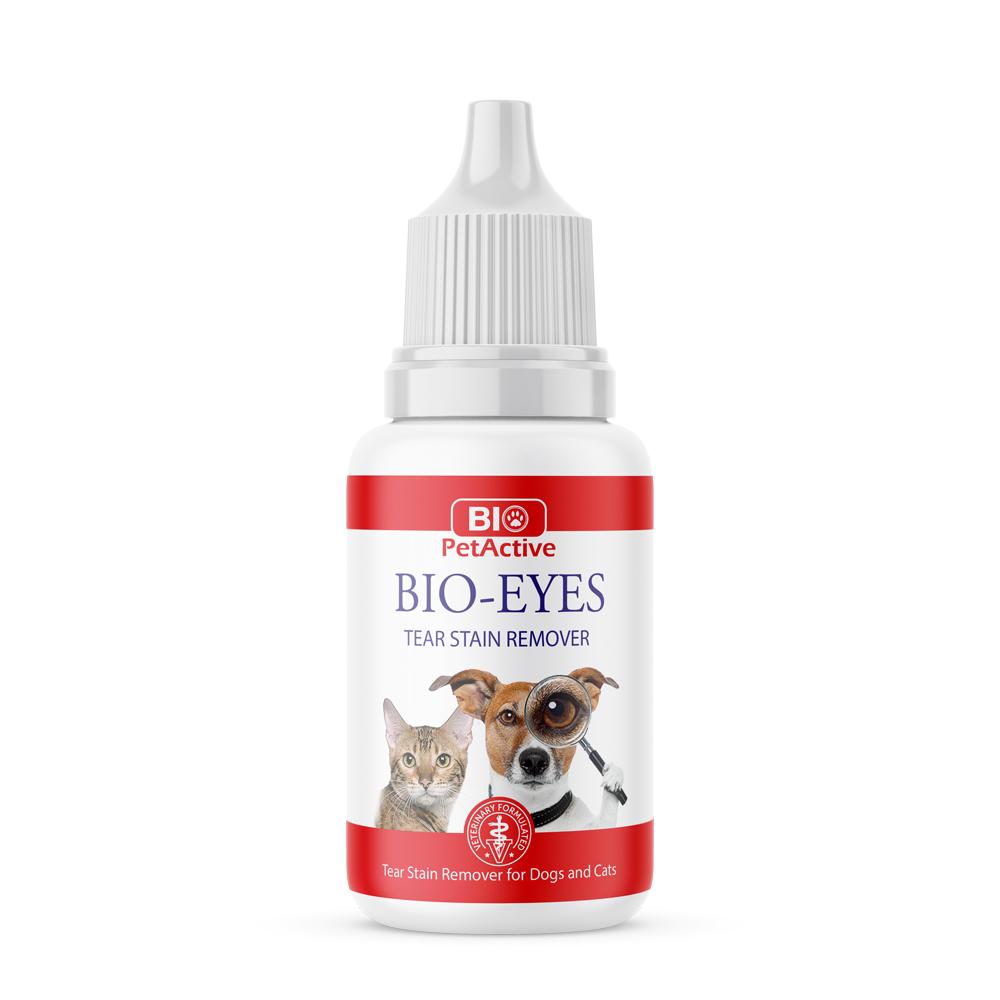 BIOPETACTIVE Bio-Eyes Лосьон для удаления слезных дорожек у кошек и собак, 50 мл