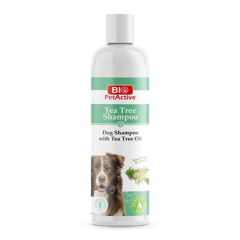 BIOPETACTIVE Tea Tree Shampoo Шампунь с маслом чайного дерева для собак, 400 мл