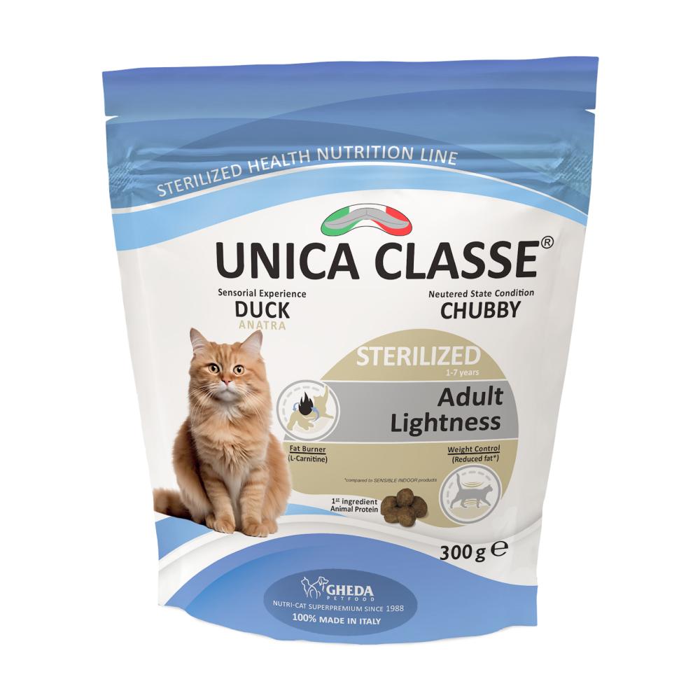 UNICA Adult Sterilized Lightness Сухой корм для стерилизованных кошек, с уткой, 300 гр.