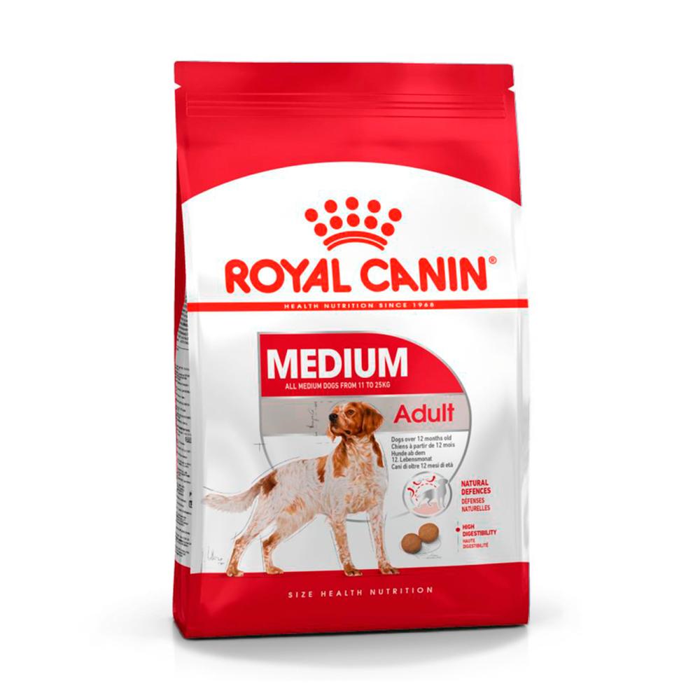 Royal Canin Medium Adult Сухой корм для собак средних размеров в возрасте от 12 месяцев до 7 лет, 15 кг