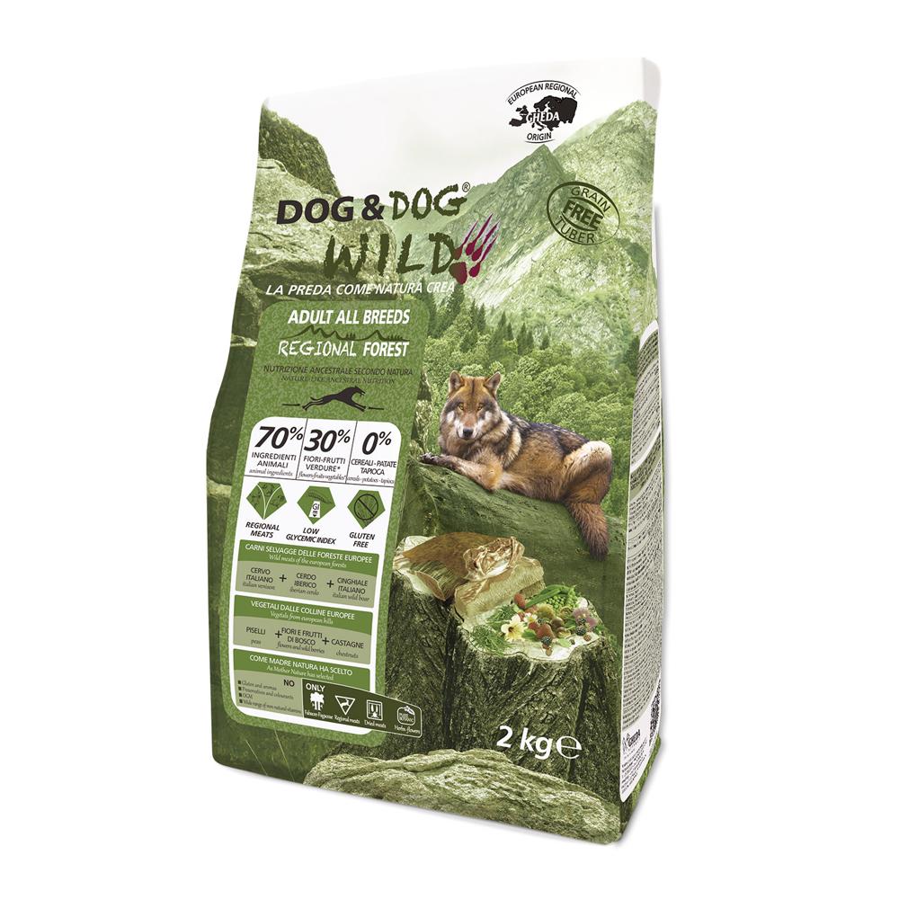 Dog & Dog Wild Regional Forest Сухой корм для собак, с кабаном, 2 кг