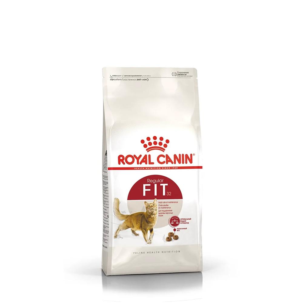 Royal Canin Fit 32 Regular Сухой корм для бывающих на улице кошек в возрасте от 1 до 7 лет, 400 гр.