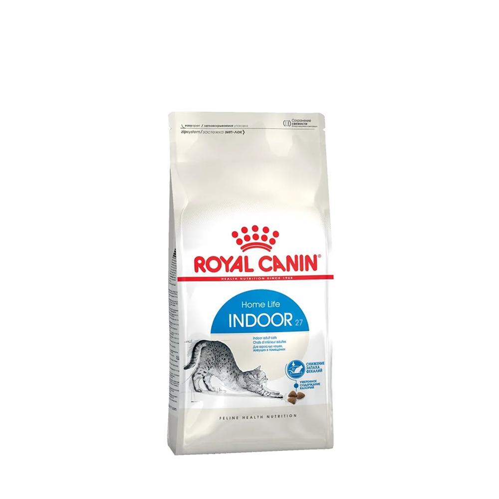 Royal Canin Indoor 27 Home Life Сухой корм для домашних кошек в возрасте от 1 до 7 лет, 400 гр.