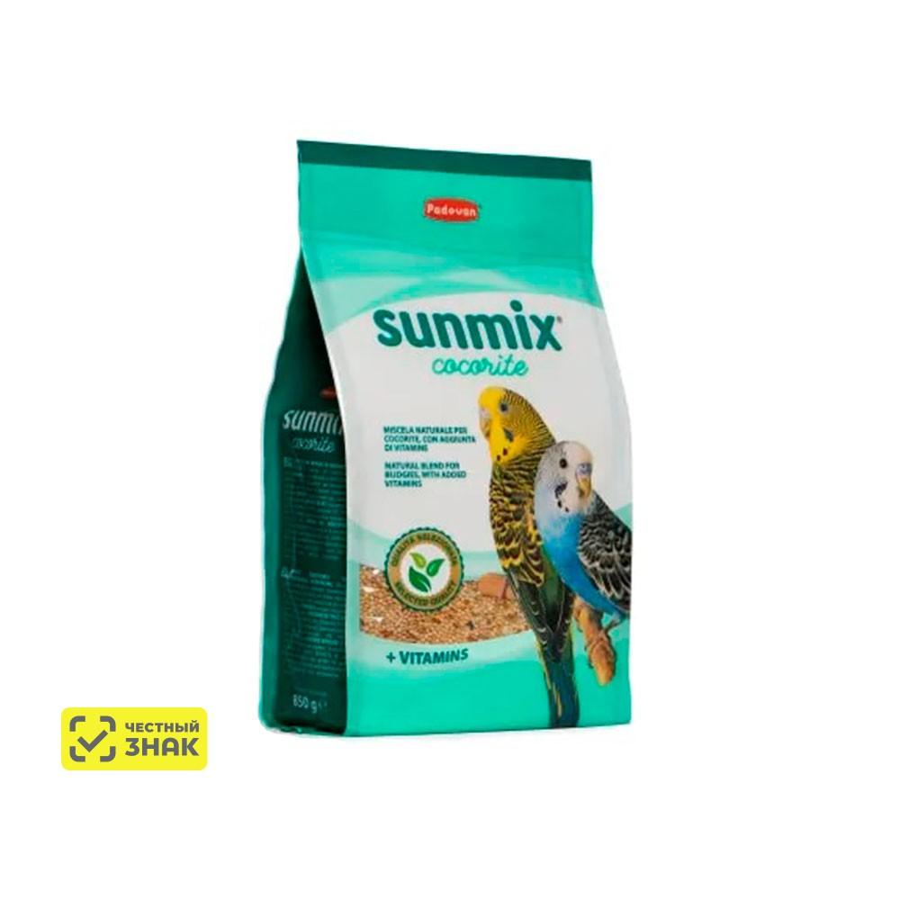 Padovan Sunmix Cocorite корм комплексный/основной для волнистых попугаев, 850 г
