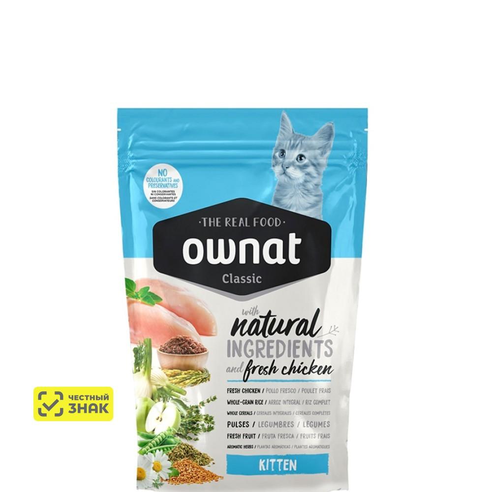 Ownat Kitten Classic Сухой корм для котят, с курицей, 400 гр.