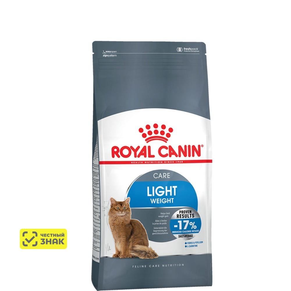 Royal Canin Light Weight Care Сухой корм для кошек склонных к набору лишнего веса, 1,5 кг