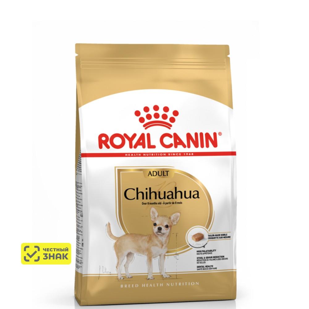 Royal Canin Chihuahua Adult Сухой корм для собак породы чихуахуа старше 8 месяцев, 1,5 кг