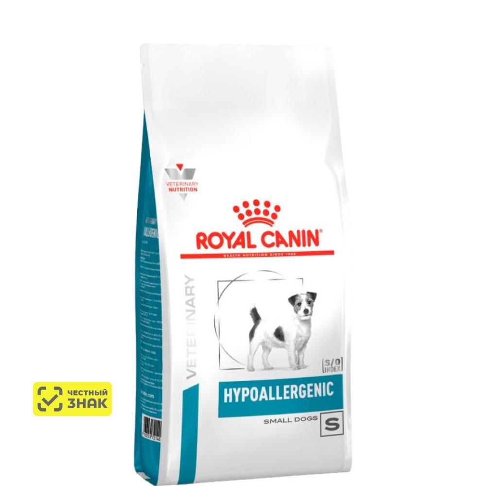 Royal Canin Hypoallergenic Small Dog Сухой корм диетический для собак малых пород весом менее 10 кг с пищевой аллергией, 3,5 кг