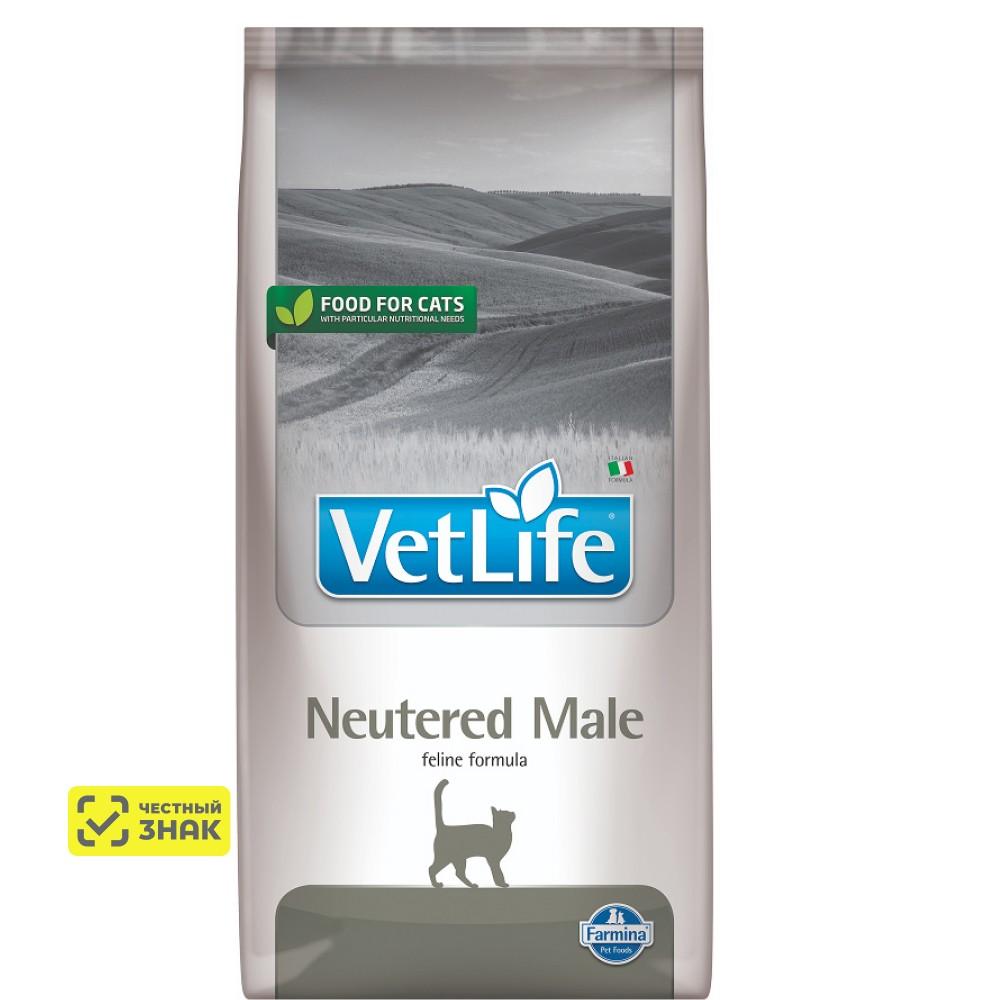 Farmina Vet Life Neutered Male Сухой корм для кастрированных котов, 10 кг