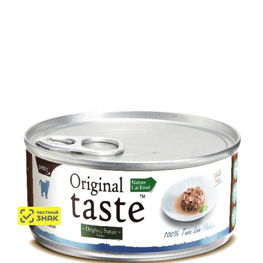Pettric Original Taste Влажный корм (консервы) для кошек, тунец в соусе, 70 гр.