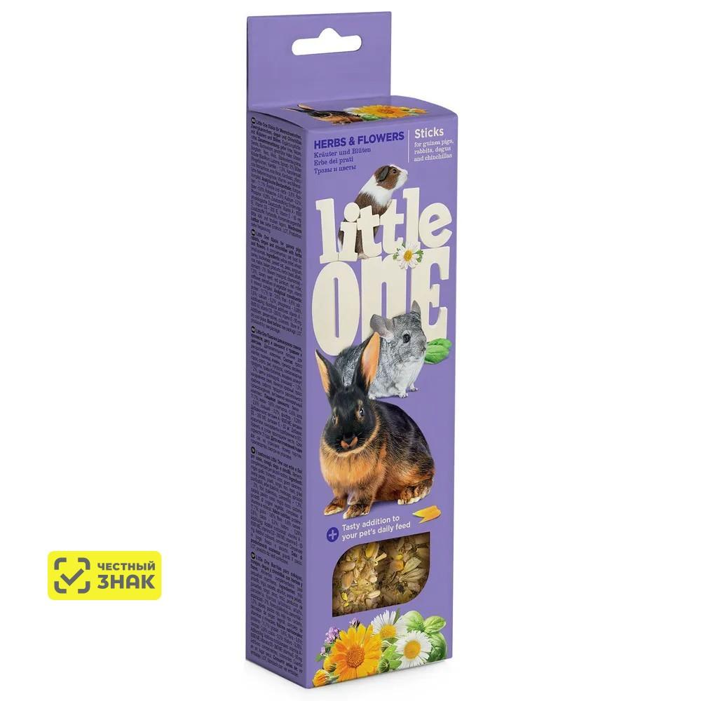 Little One Little One Палочки для морских свинок с травами и цветами