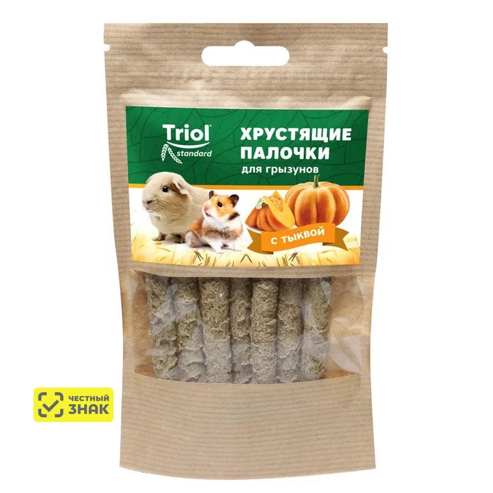 Triol Лакомство хрустящие палочки для грызунов с тыквой