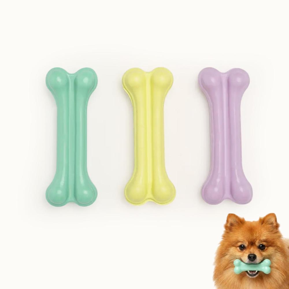 Pet hobby Набор игрушек для собак Кости, 7,8х3х1,7 см, (3 шт.), цвет в ассортименте