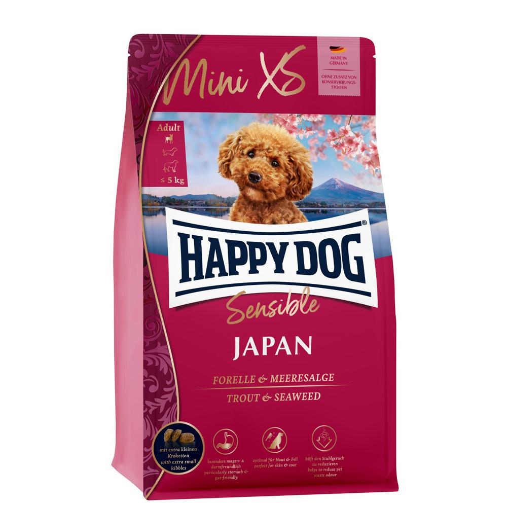 Happy Dog Mini XS Japan сухой корм для мелких собак с чувствительным пищеварением1,3 кг