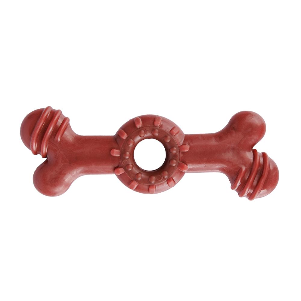 Petmax Игрушка для собак мелких и средних пород Косточка, 11х3,5 см