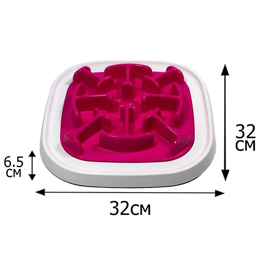 Savic Миска интерактивная для кошек и собак Enigma 10, 32х32х6,5 см