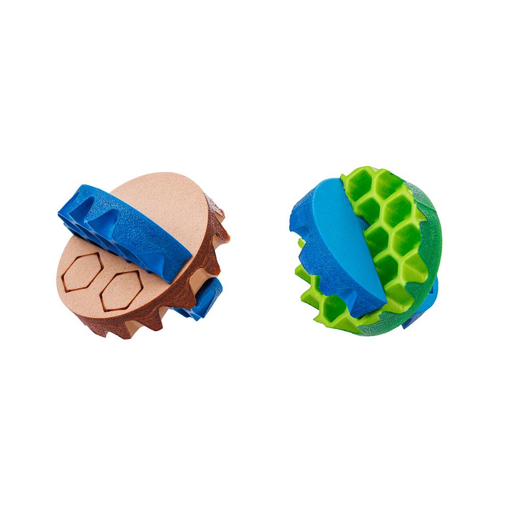 Pet hobby Игрушка для кошек Модульный мячик с 2 модулями, 5 см, синий