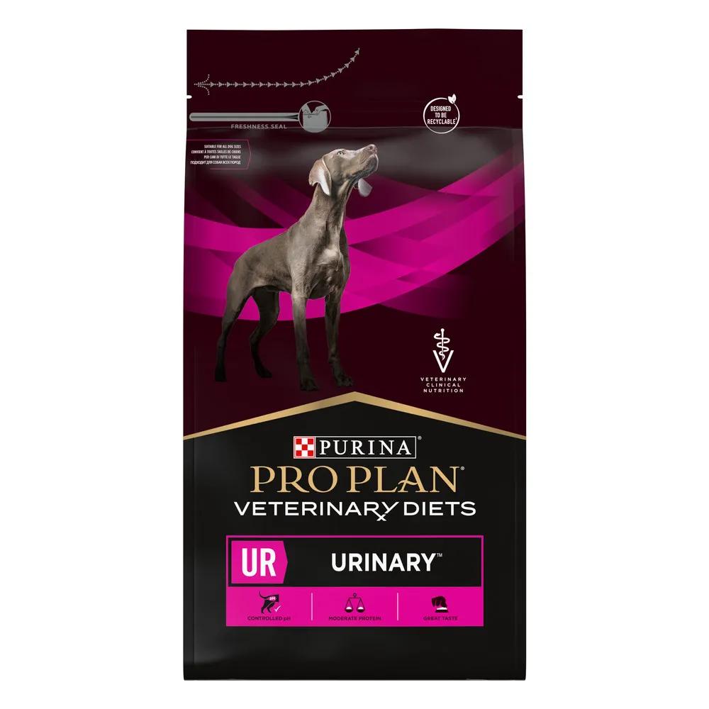 Purina Veterinary Diets UR Urinary Сухой диетический корм при болезнях нижних отделов мочевыводящих путей у собак, 3 кг