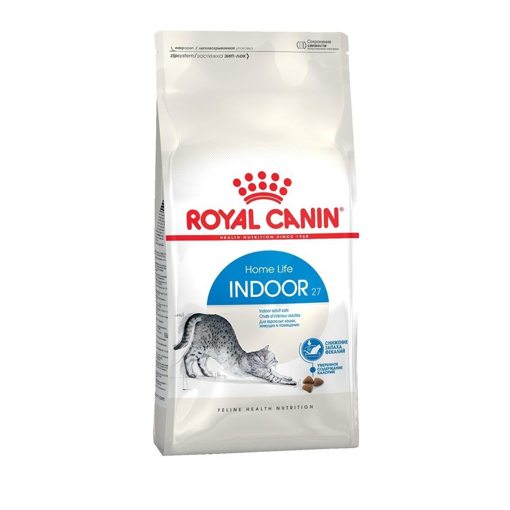 Royal Canin Indoor 27 Home Life Сухой корм для домашних кошек в возрасте от 1 до 7 лет, 10 кг