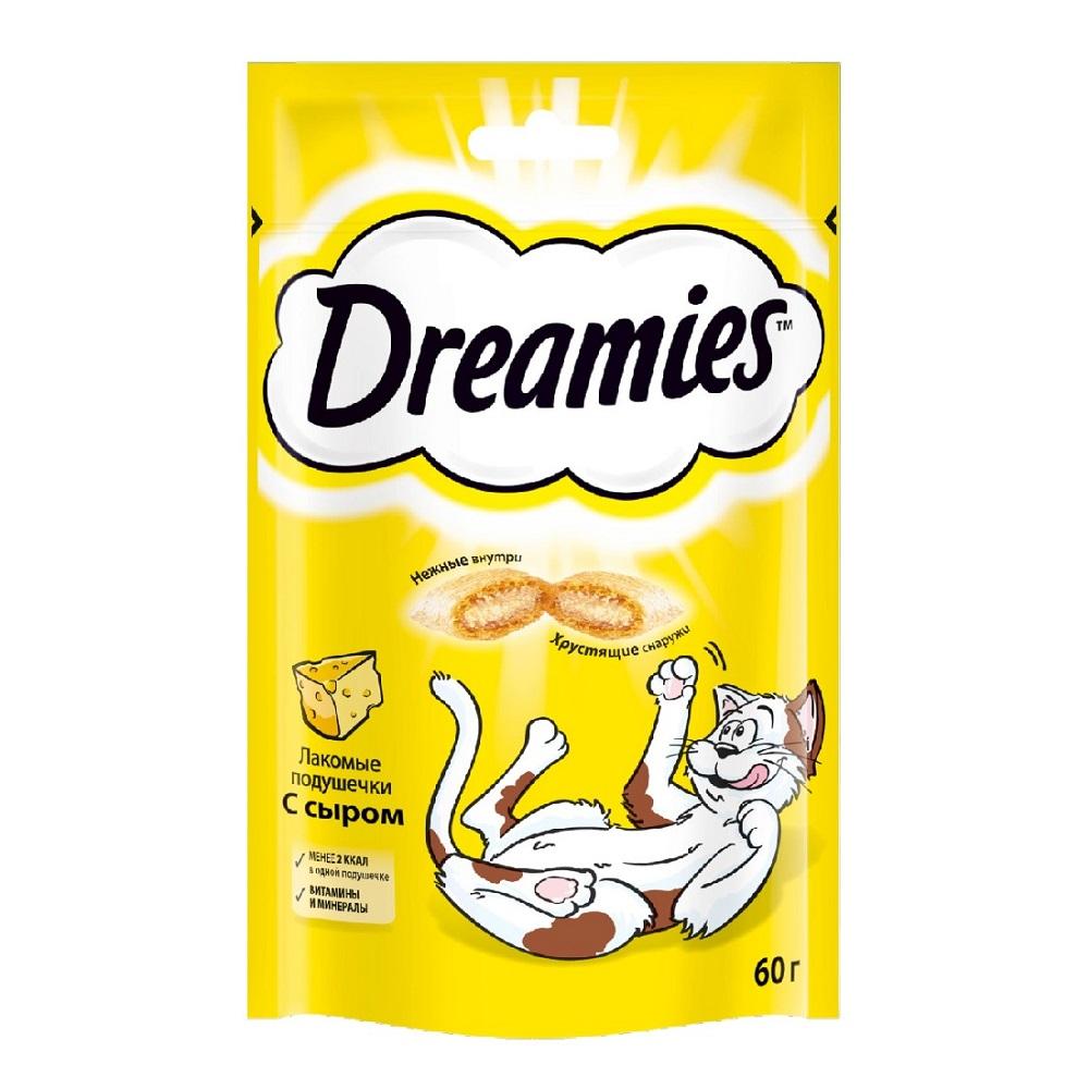 Dreamies Лакомство Подушечки с сыром (60 гр.) для кошек