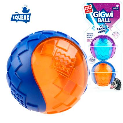 GiGwi Игрушка для собак Ball Два мяча с пищалкой (диаметр 6 см)