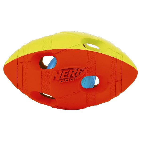 Nerfdog Игрушка для собак Мяч гандбольный двухцветный светящийся, 10см