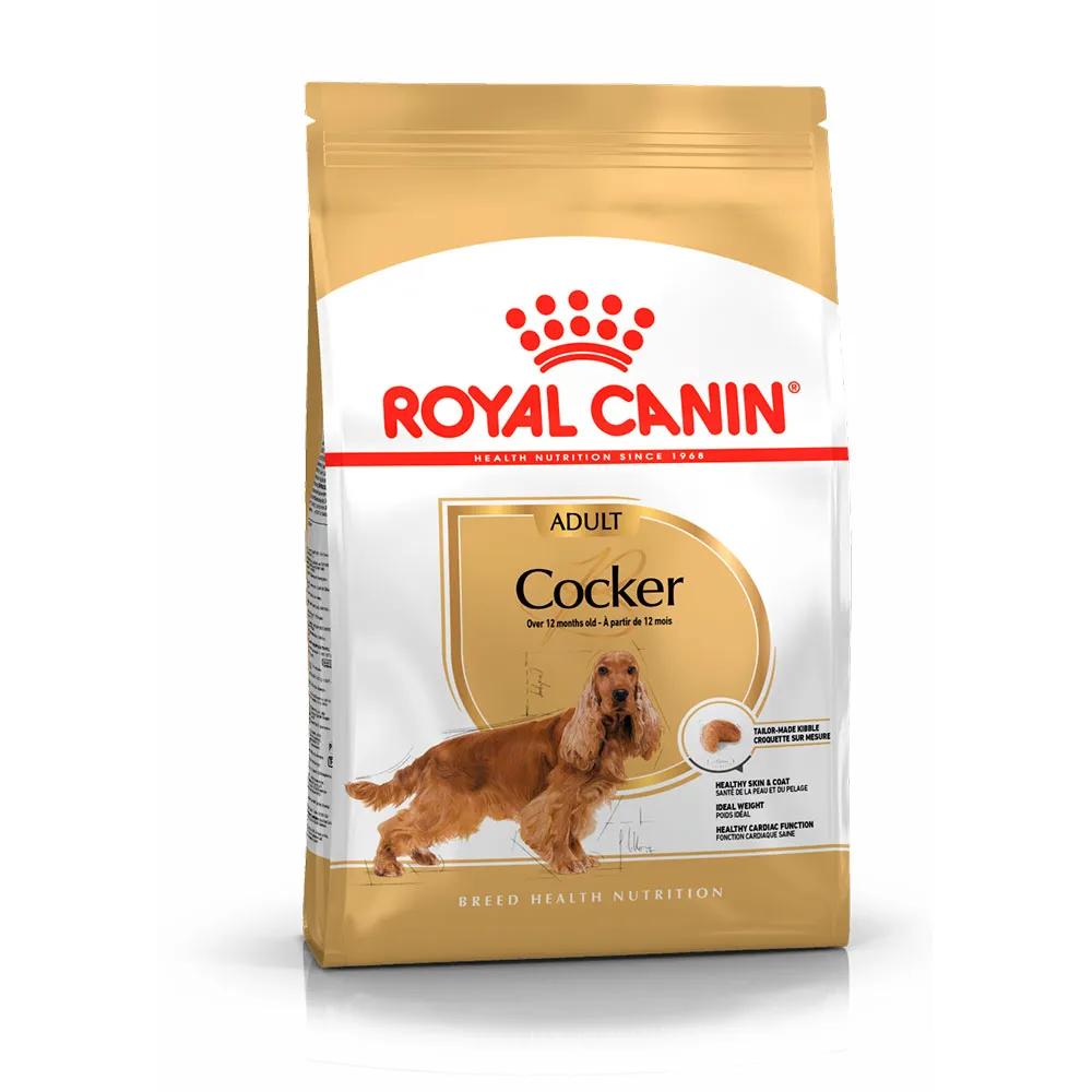 Royal Canin Cocker Adult Сухой корм для собак породы кокер-спаниель от 12 месяцев, 3 кг