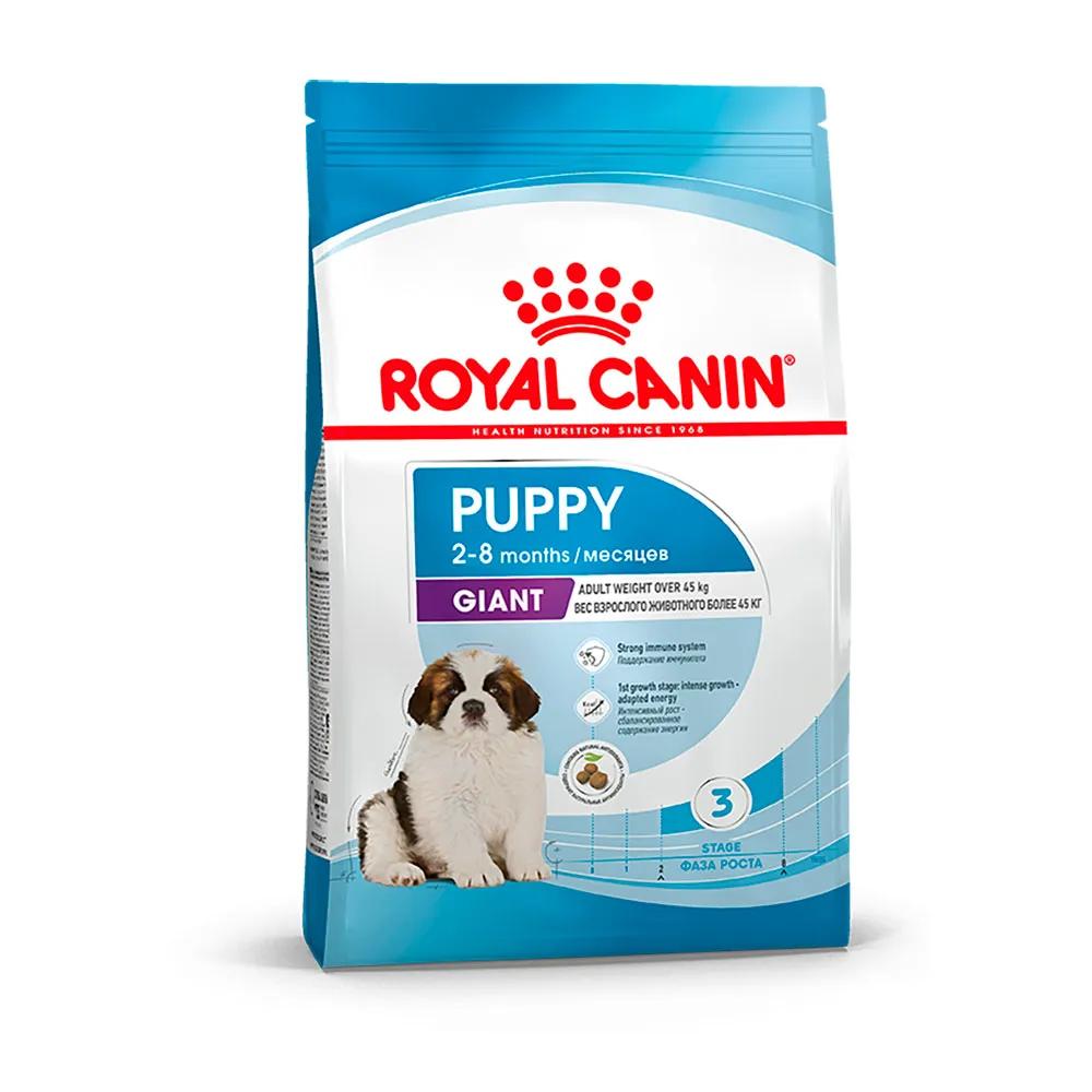 Royal Canin Giant Puppy 34 Сухой корм для щенков гигантских пород в возрасте от 2 до 8 месяцев, 3,5 кг