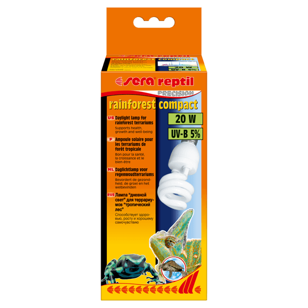 Sera Sera Лампа Reptil Rainforest Compact UV-B 5% 20 W